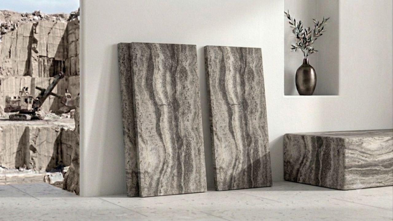 Traventino Silver Marble